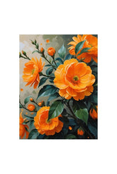 Orange Flower Canvas Wall Art – Sunshine for Your Walls
