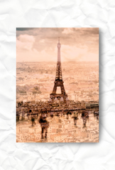 Paris Canvas Wall Art Poster