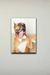 Personalized Dog Canvas Wall Art Poster