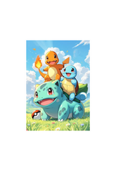 Pokemon Canvas Wall Art Poster