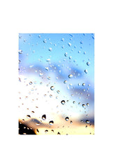 Raindrop Reflections Canvas: Serene Wall Art for Tranquil Spaces