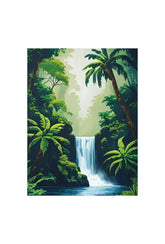 Rainforest Canopy Canvas: Lush Tropical Wall Art