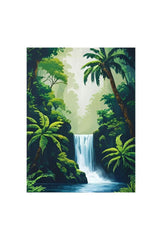 Rainforest Canopy Canvas: Lush Tropical Wall Art