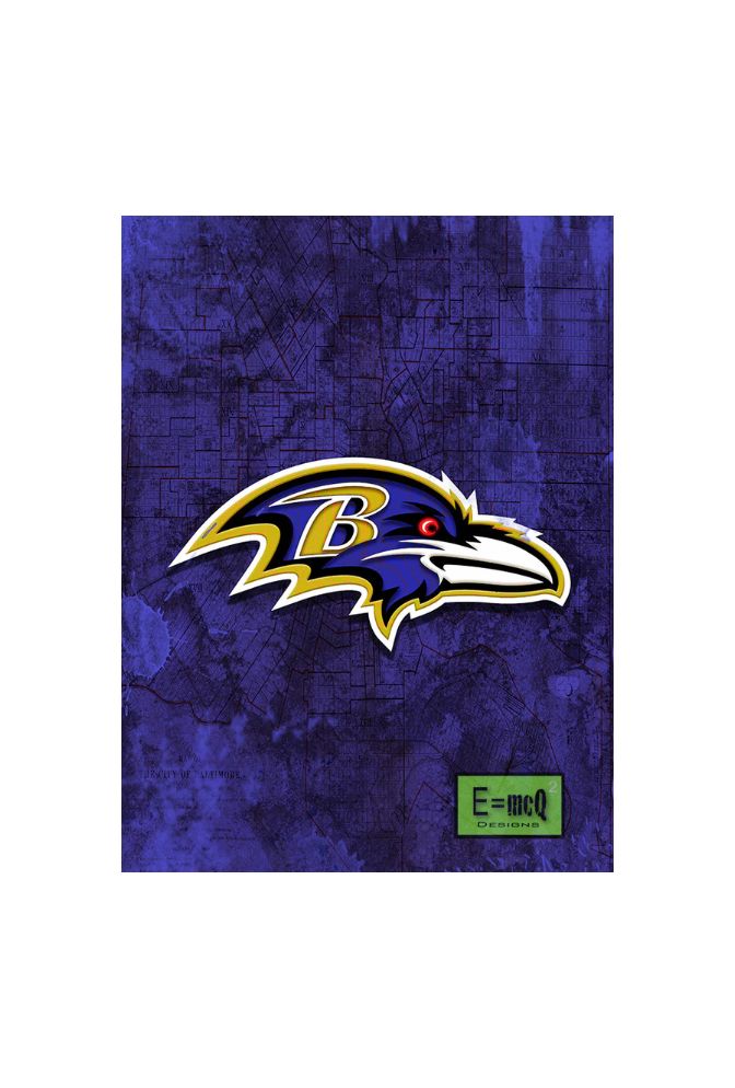 Raven's Reign: Baltimore Canvas Wall Art