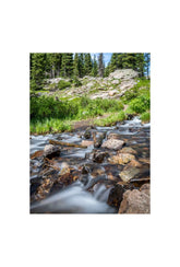 Rocky Mountain Stream: Tranquil Canvas Art