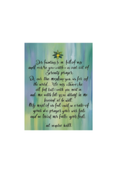 Serenity Prayer Canvas Wall Art Poster