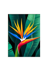 Tropical Bloom: Bird of Paradise Canvas Art