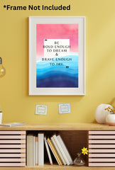 Typography & Inspirational Quotes, typography wall art, inspirational bedroom poster, quote decor