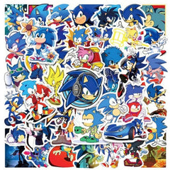 50PCS SONIC THE HEDGEHOG Sticker Christmas Decoration Action Figure Cartoon Graffit perfect for Action Figure Cartoon Graffit