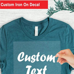 1pc Customizable Patterns And Text Hot Transfer Stickers (Excluding Clothes), DIY Ironing Hot Transfer Stickers Suitable For Clothes, Bags, Cups, Hats, Shoes And Other Objects Of Custom Transfer Stickers