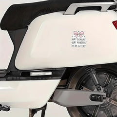 1PC Very Demure, Very Mindful, Very Cutesy Sticker Glossy Aesthetic Vinyl Decal Stickers creative decorative waterproof For Water Bottles Journals Cellphone Laptops