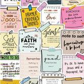 50pcs Bible Verse Sticker Stamps Notes For Scrapbooking Diary Notebook Phone Case Laptop Water Cup Refrigerator Decoration Back To School