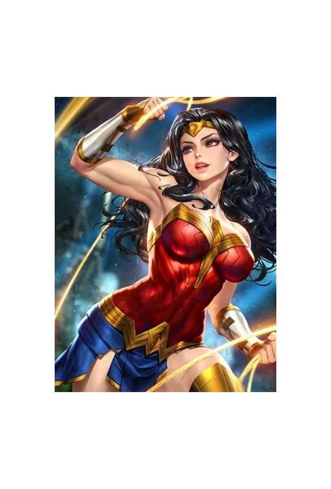 Wonder Woman Canvas Wall Art for Empowerment