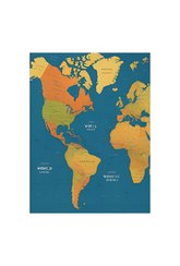 Ganfaner Vibrant World Market Canvas Wall Art