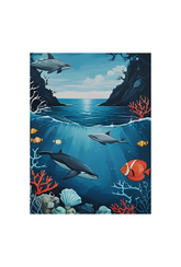 Wild Sea Fury: Canvas Art Capturing Ocean's Untamed Power-Ganfaner