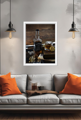 Ganfaner Whiskey Canvas Wall Art: Toast to Timeless Wall Charm