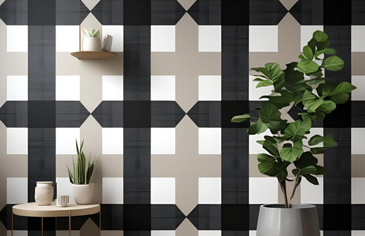 Modernize Classic Checkerboard Pattern Decor