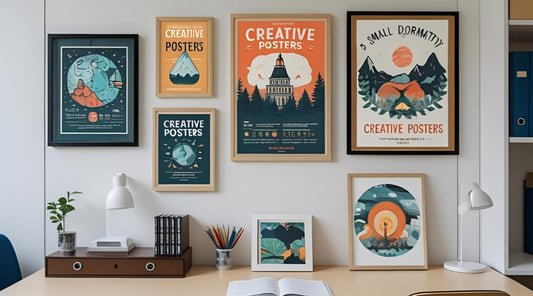 How to Decorate Your Dorm Room with Art Posters: 4 Easy & Aesthetic Tips for College Students