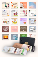 50pcs Motivational Lunch Cards in English for Kid's Lunch Boxes, Includes 50 motivational quotes