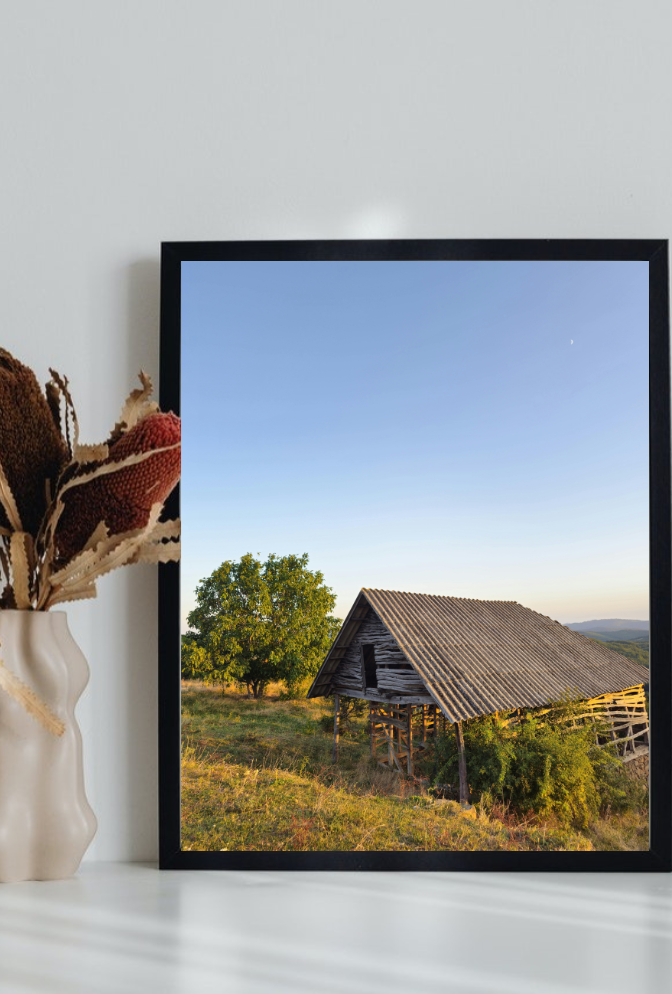 Rustic Farmhouse Canvas Wall Art Poster