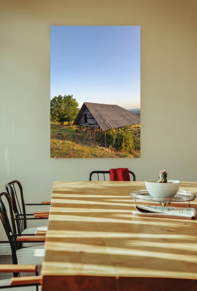 Rustic Farmhouse Canvas Wall Art Poster
