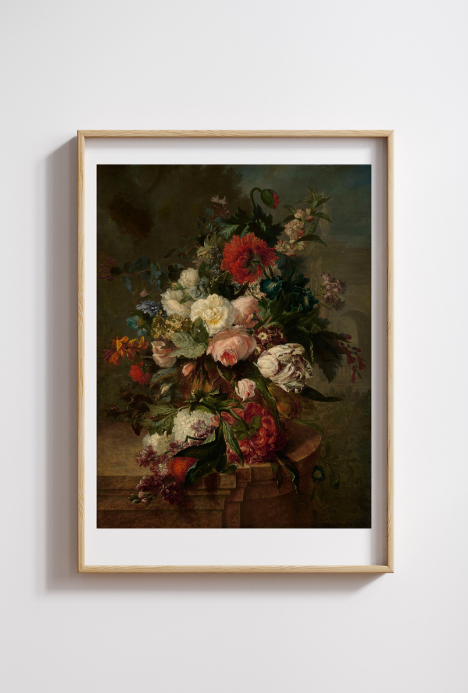 Flower Canvas Wall Art Poster