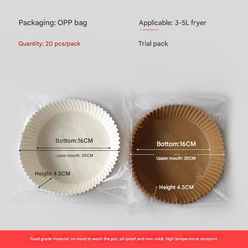 Air fryer paper Square edible silicone paper oven barbecue baking paper blotting paper disposable air fryer paper plate