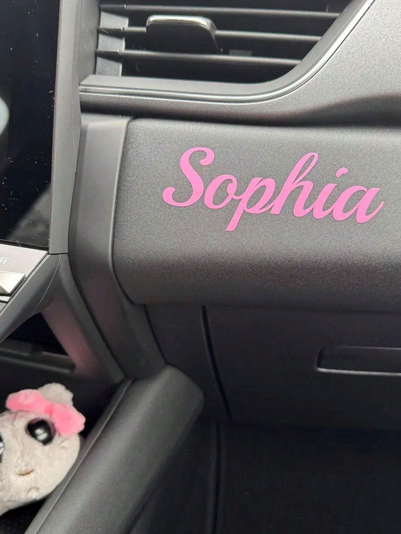 2pcs Personalized Custom Name Tag Stickers Vinyl Decal Stickers DIY Gifts Handmade Handwriting Wedding stickers  For Glass Cups Water Bottles Refrigerators Rolls Balloons Calligraphy Stickers