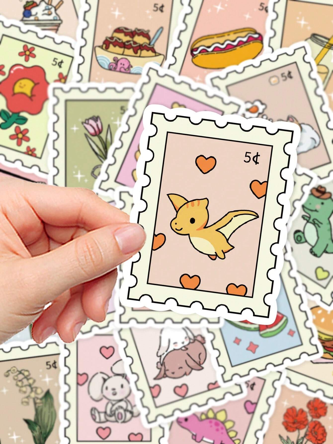 Decorative Creative Stamp Stickers Back To School