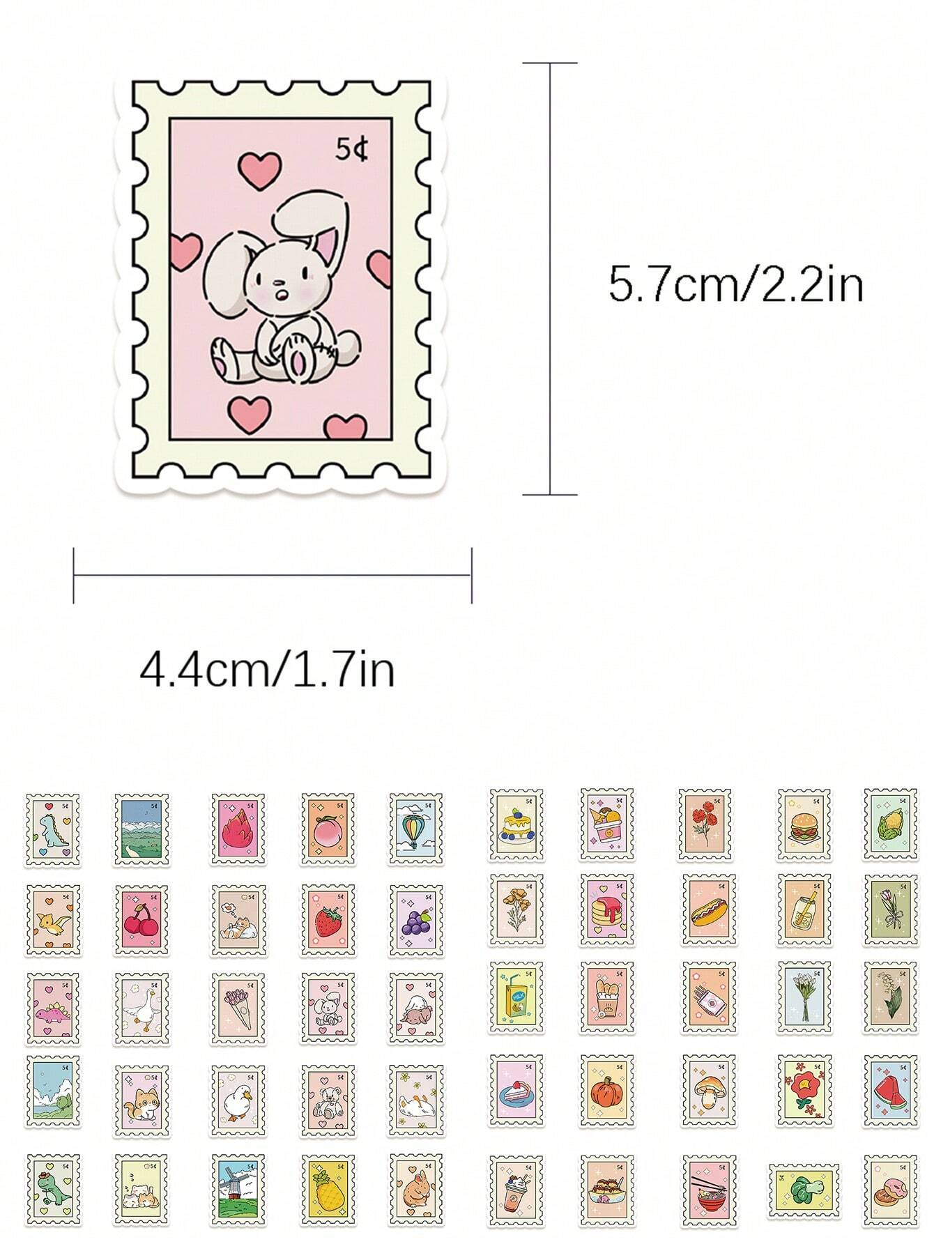 Decorative Creative Stamp Stickers Back To School