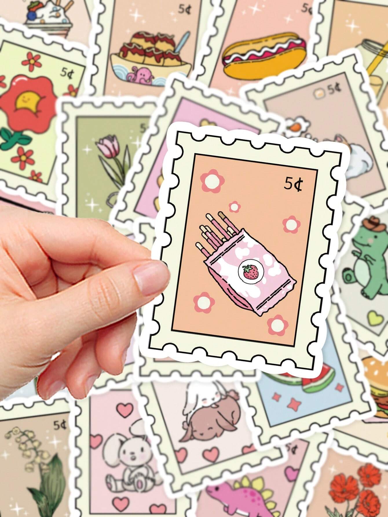 Decorative Creative Stamp Stickers Back To School
