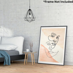 Minimalist Line Art Poster Minimalist Bedroom Art, Line Art Poster, Simple Wall Decoration