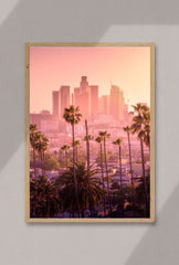 Sunset Palms: Los Angeles Canvas Art