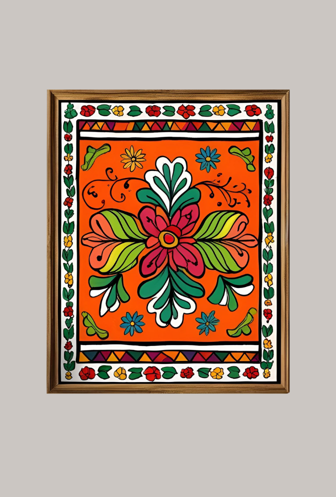 Oaxaca Floral Canvas Art