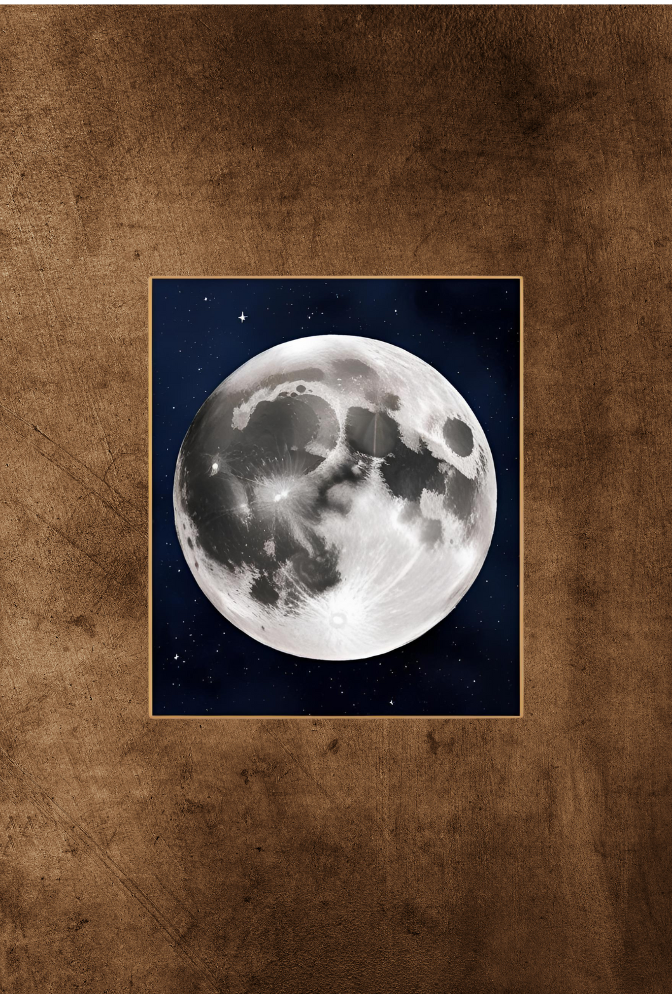 Moon Canvas Wall Art: Celestial Beauty