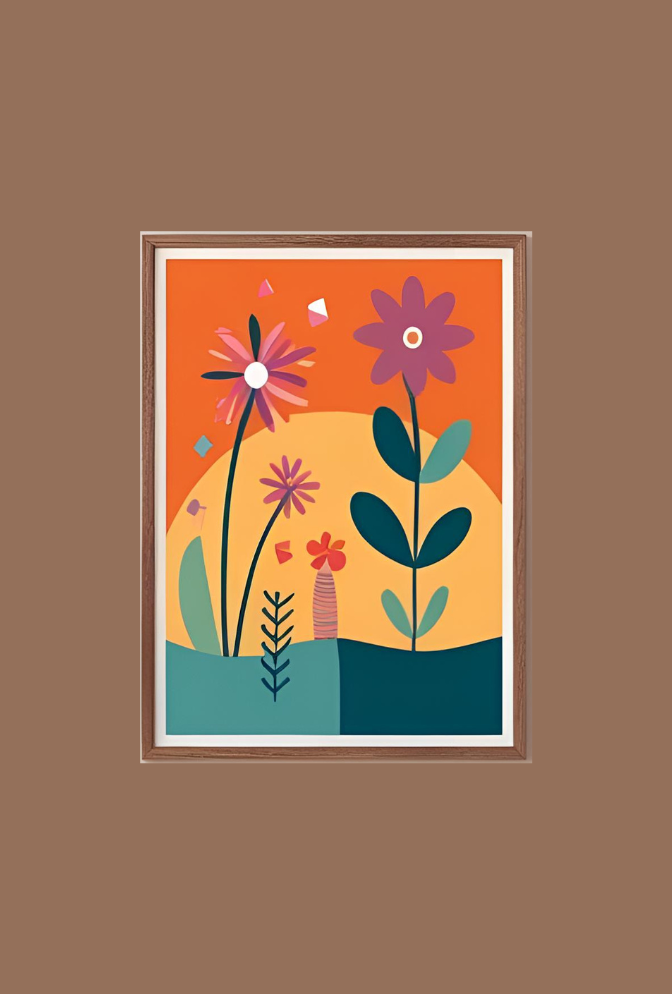 Colorful Canvas Wall Art Poster