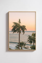 Sunset Palms: Coastal Dream Canvas Art