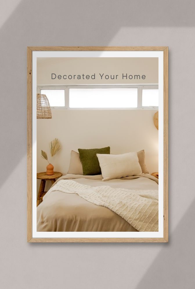 Modern Bedroom Canvas Wall Art - Minimalist and Elegant Home Decor