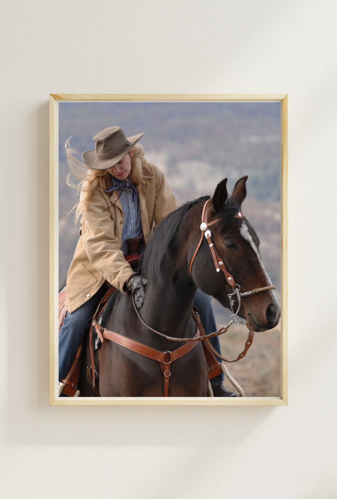 Western Canvas Wall Art Poster