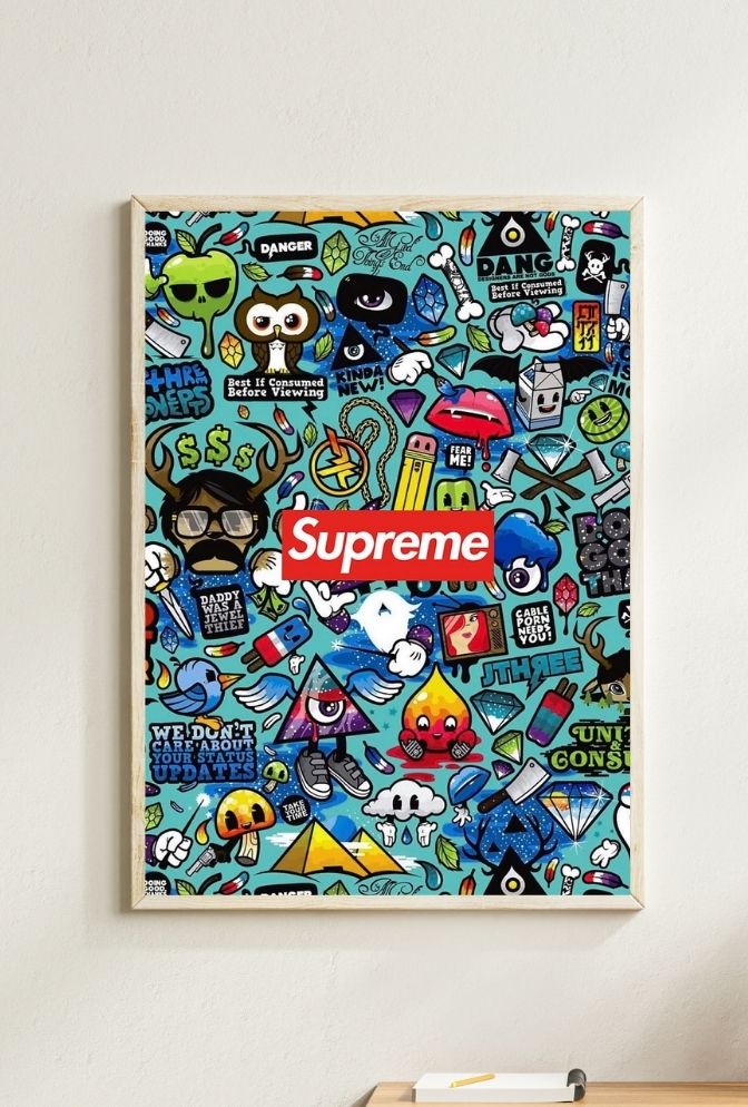 Supreme Style - Elevate Your Walls with Bold Canvas Art