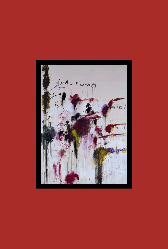 Twombly Gidee on Canvas Wall Art: Where Chaos Meets Elegance