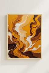 "Mustard Canvas Wall Art: Add a Warm, Earthy Touch"