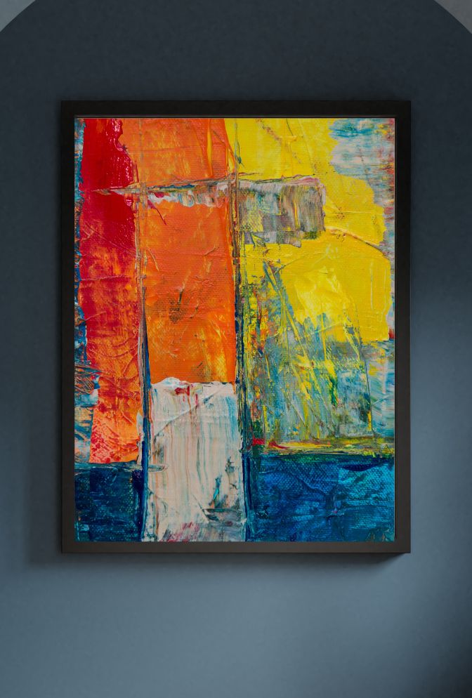 Chromatic Rhythm: Abstract Pop Art Canvas