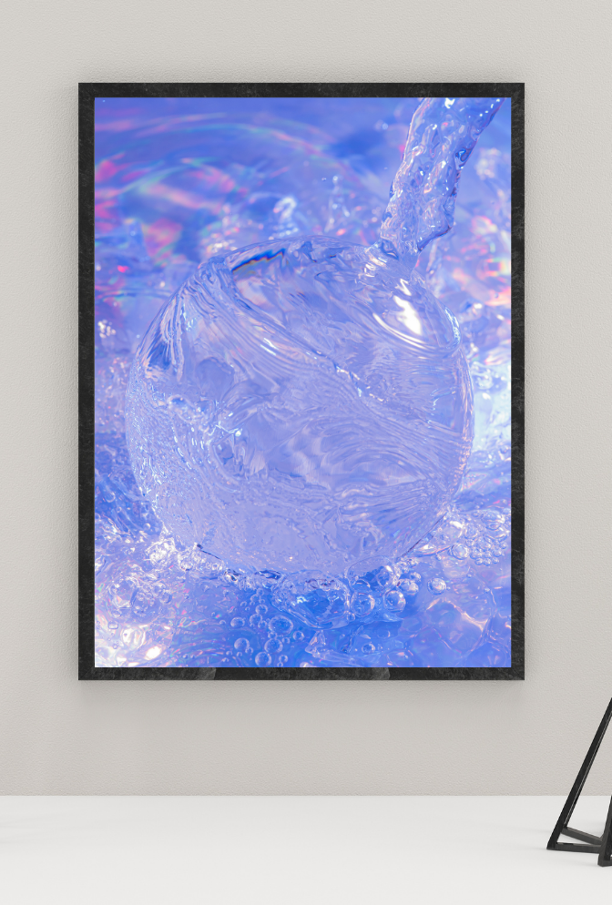 Liquid Sphere Canvas Art