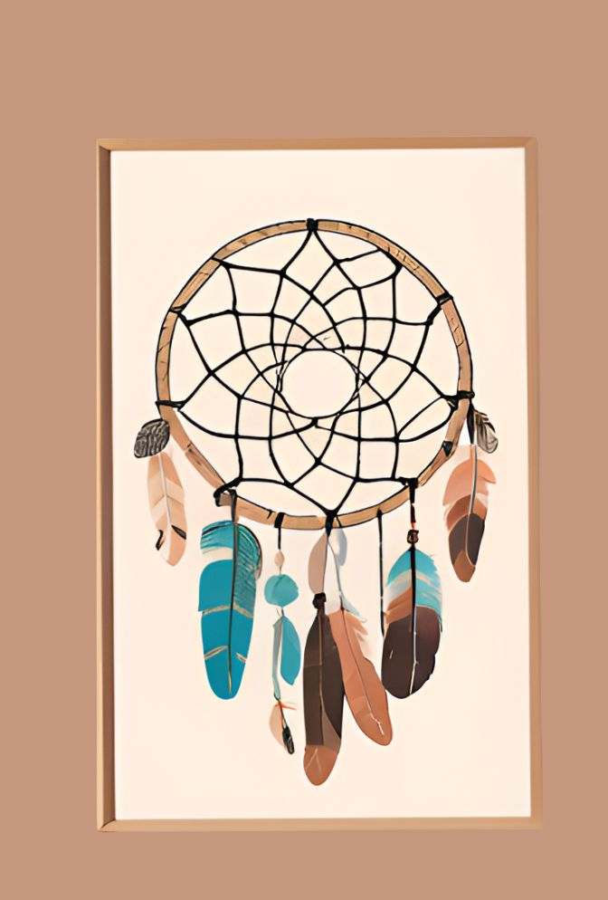Ganfaner Unique Boho Canvas Wall Art