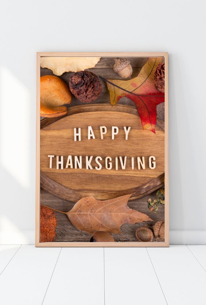 Harvest Blessings: Thanksgiving Canvas Art