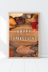 Harvest Blessings: Thanksgiving Canvas Art