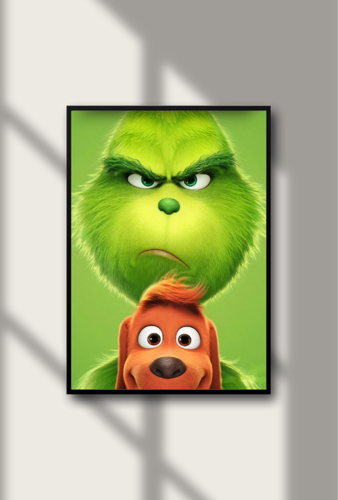 Grinch Canvas Wall Art