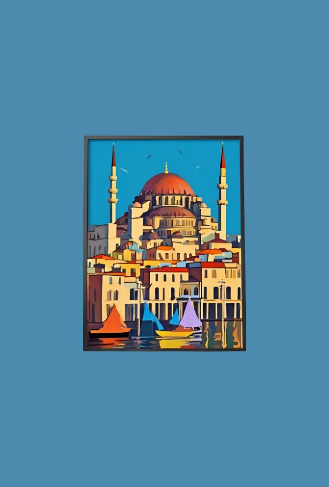 Timeless Istanbul: Capture the Heart of Turkey on Canvas