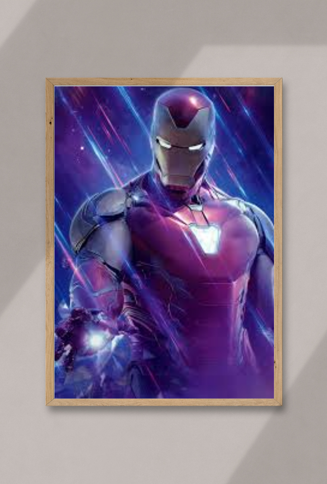 Iron Man Canvas Wall Art Poster